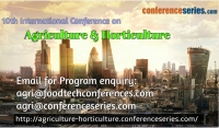 10th International Conference on Agriculture & Horticulture